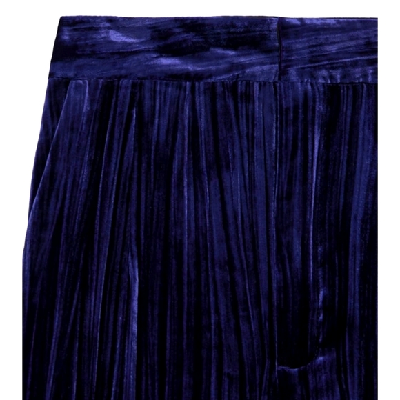 NWTs zara limited edition wide leg velvet pants - Picture 8 of 8